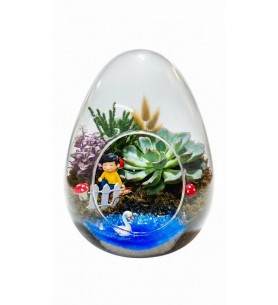 Yumurta Cam Teraryum Küçük